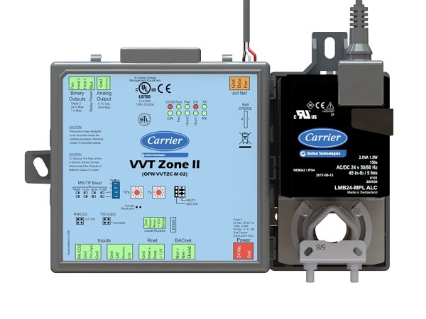 Vvt Controller Carrier VVT Zone Controller, metric II - BTL Listed Products | BACnet ...